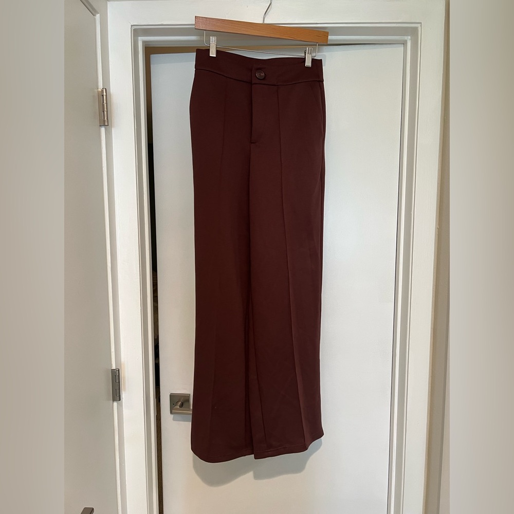 Stradivarius Women's Maroon Trousers